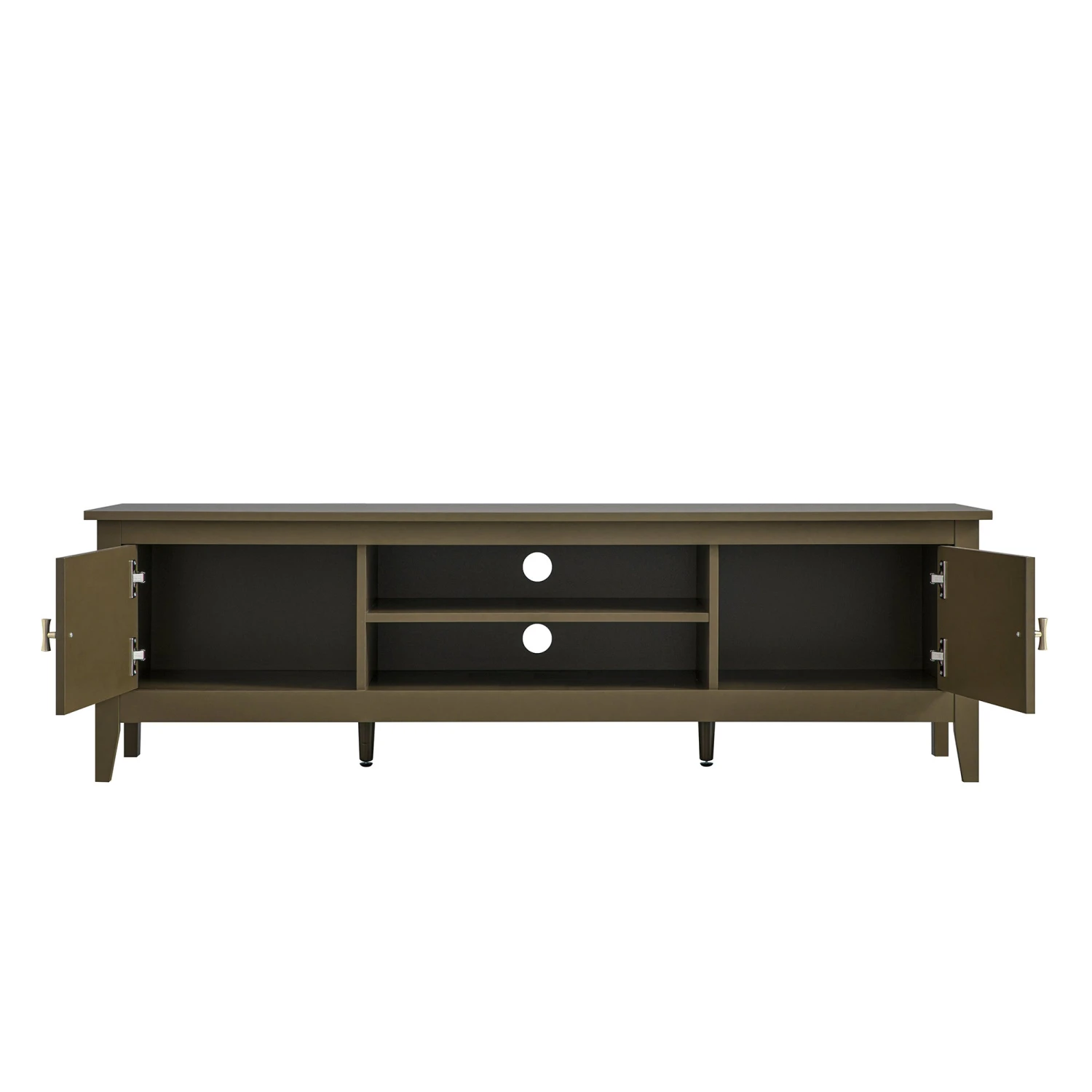 Oakham 150cm TV Unit β Olive Grove Matte Finish with Gold Handles 4 Oakham 150cm TV Unit β Olive Grove Matte Finish with Gold Handles - Image 4