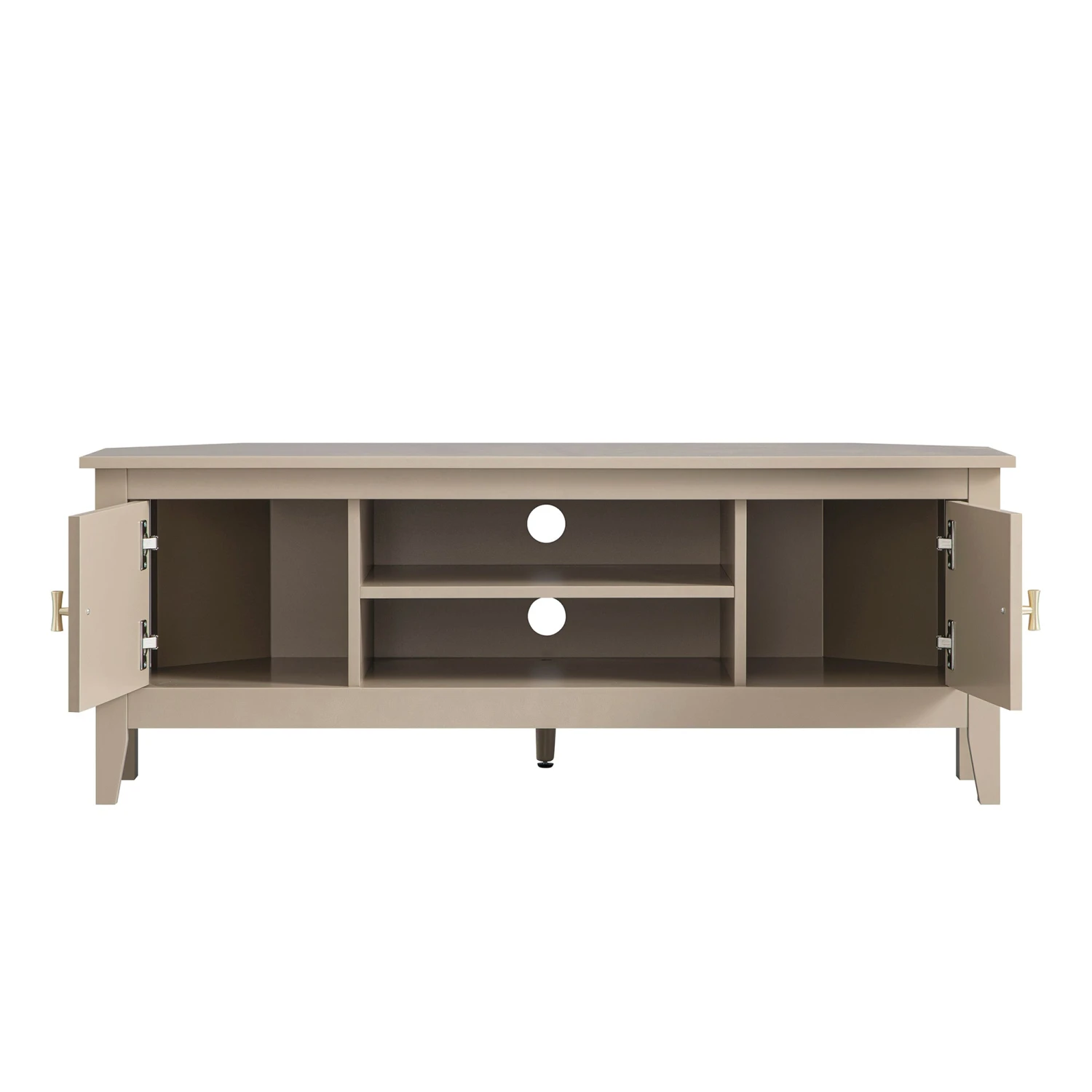 Oakham 120cm Corner TV Unit, Deep Greige 5 Oakham 120cm Corner TV Unit, Deep Greige - Image 5