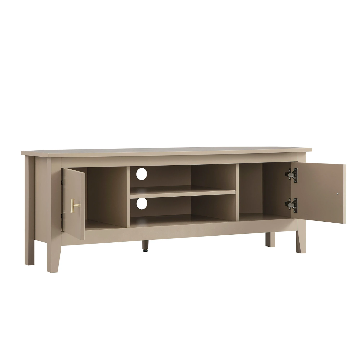 Oakham 120cm Corner TV Unit, Deep Greige 6 Oakham 120cm Corner TV Unit, Deep Greige - Image 6
