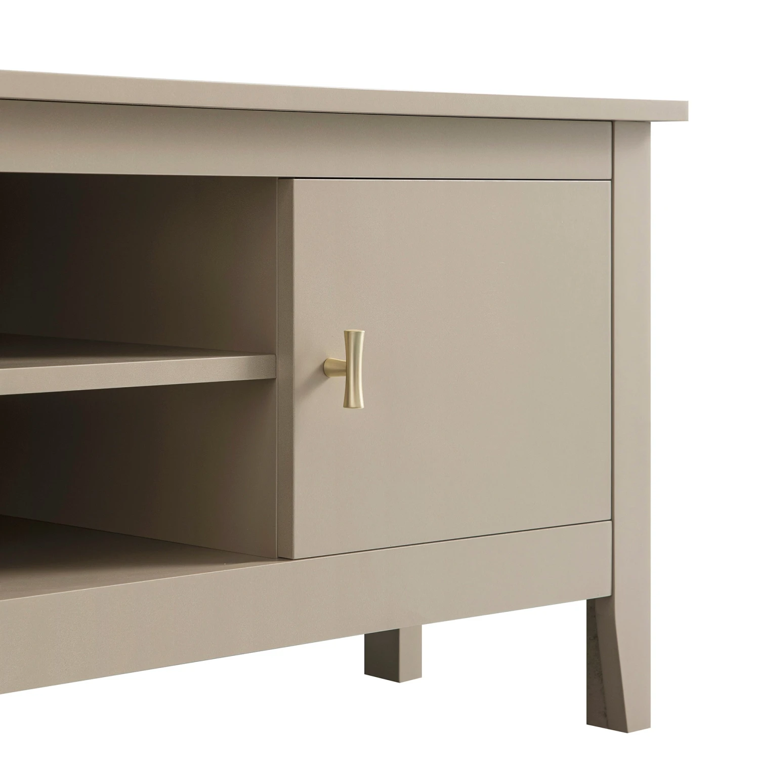 Oakham 120cm Corner TV Unit, Deep Greige 9 Oakham 120cm Corner TV Unit, Deep Greige - Image 9