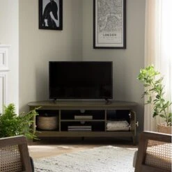 Oakham 120cm Corner TV Unit, Olive Grove -Daals Store FT TV 09 DOLIVE scene2