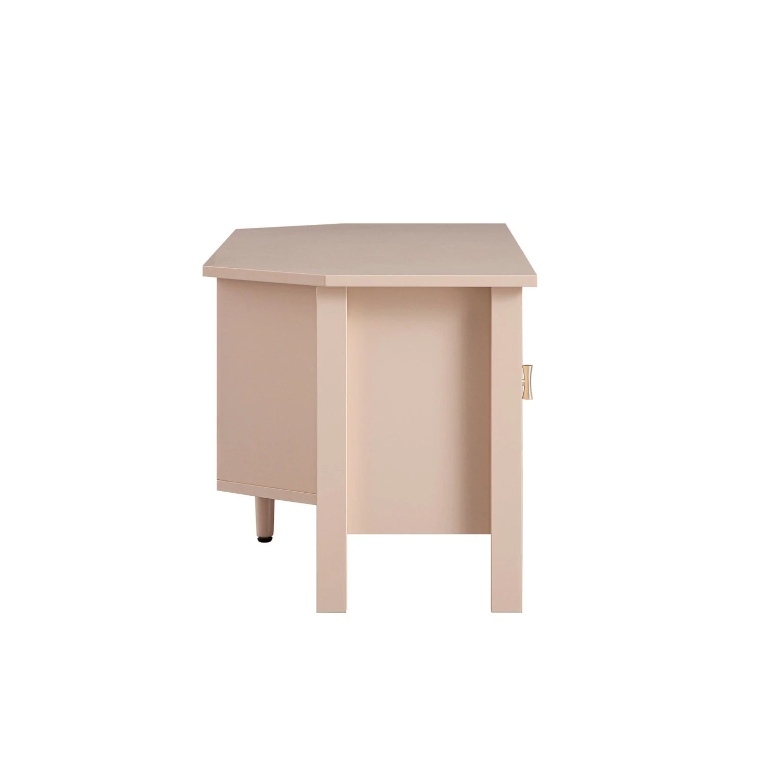 Oakham 120cm Corner TV Unit, Nude Pink 7 Oakham 120cm Corner TV Unit, Nude Pink - Image 7