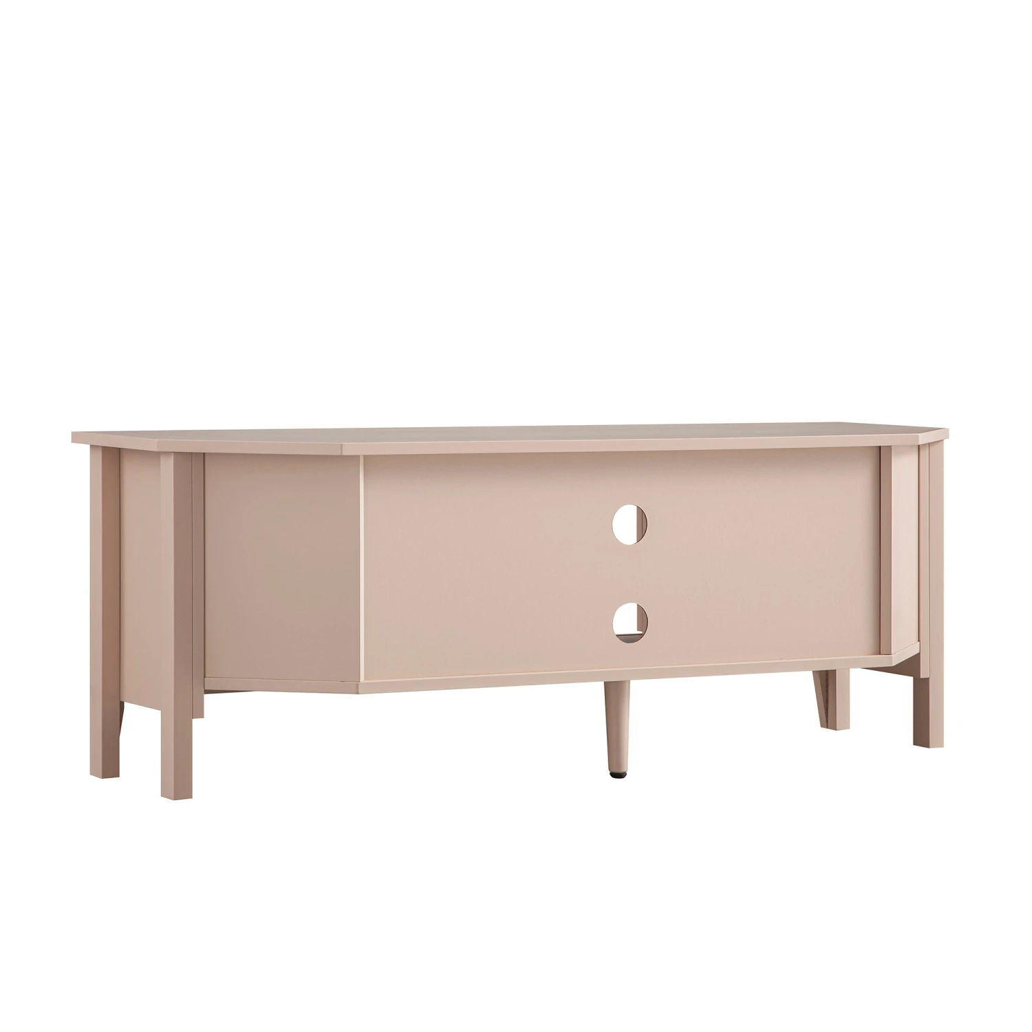 Oakham 120cm Corner TV Unit, Nude Pink 8 Oakham 120cm Corner TV Unit, Nude Pink - Image 8