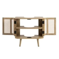 Izzy Curved Rattan Undersink Unit, Natural -Daals Store FT UDS 02 NAT WB3