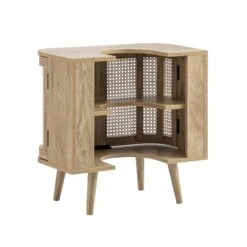 Izzy Curved Rattan Undersink Unit, Natural -Daals Store FT UDS 02 NAT WB7