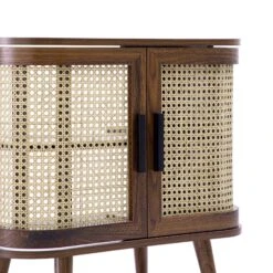 Izzy Curved Rattan Undersink Unit, Walnut 18 Izzy Curved Rattan Undersink Unit, Walnut -Daals Store FT UDS 02 WALN detail1