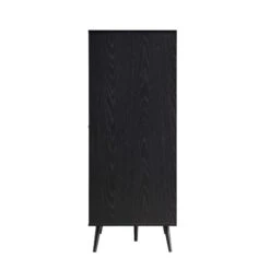Frances Woven Rattan Compact Double Wardrobe, Black 20 Frances Woven Rattan Compact Double Wardrobe, Black -Daals Store FT WARD 02 BLACK WB5