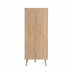 Frances Woven Rattan Compact Double Wardrobe, Natural 20 Frances Woven Rattan Compact Double Wardrobe, Natural -Daals Store FT WARD 02 NAT WB5