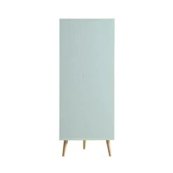 Frances Woven Rattan Compact Double Wardrobe, Mint Green -Daals Store FT WARD 02 SAGE WB5