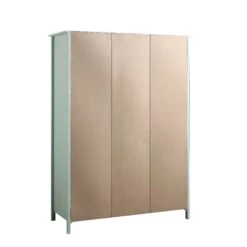 Frances Rattan Triple Wardrobe With 2 Drawers, Mint -Daals Store FT WARD 03 SAGE WB6