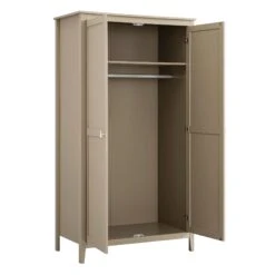 Oakham Double Wardrobe, Deep Greige -Daals Store FT WARD 08 BEIGE WB4