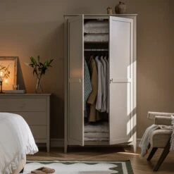 Oakham Double Wardrobe, Deep Greige -Daals Store FT WARD 08 BEIGE scene2