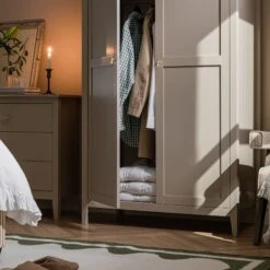 Oakham Double Wardrobe, Deep Greige -Daals Store FT WARD 08 BEIGE scene3