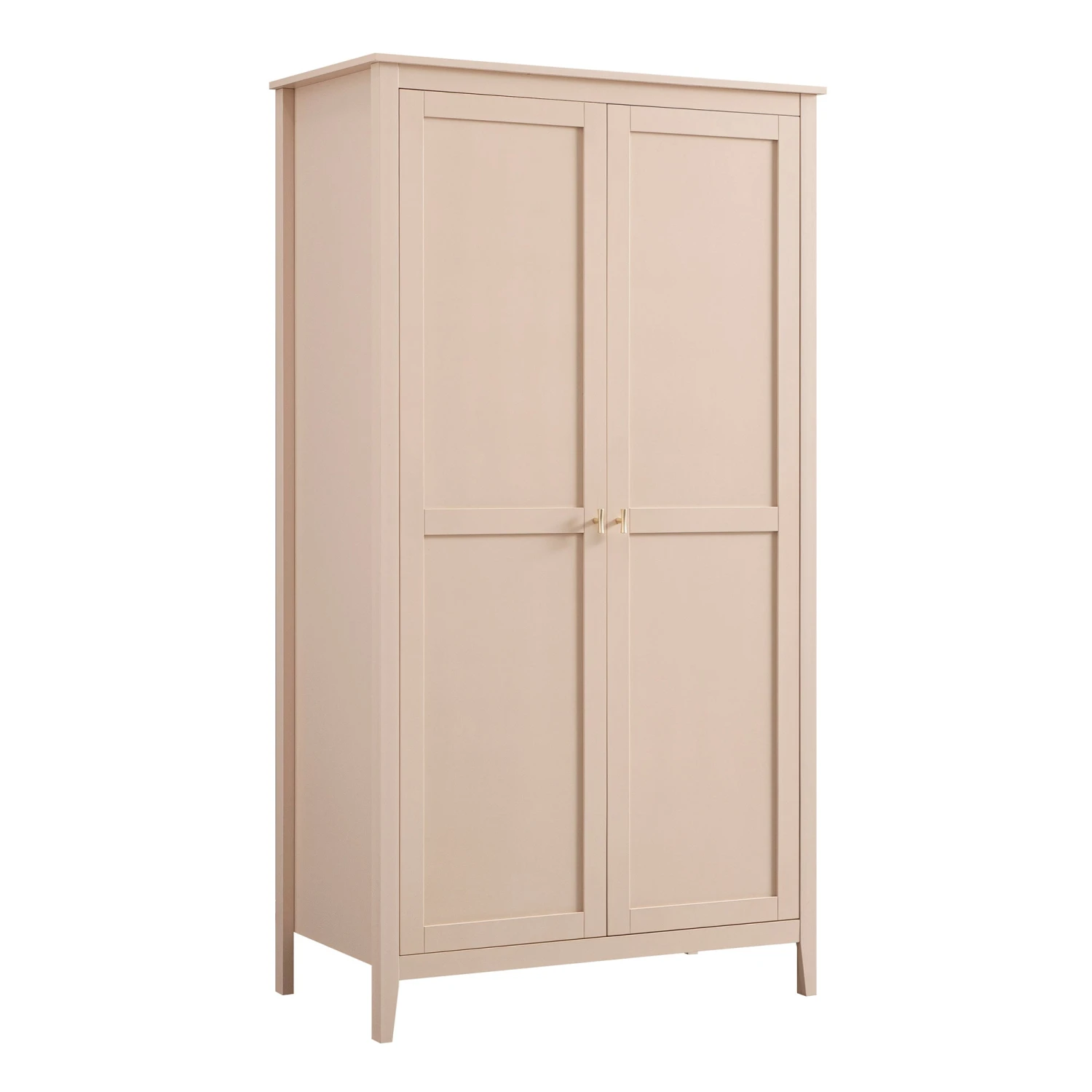 Oakham Double Wardrobe, Nude Pink 8 Oakham Double Wardrobe, Nude Pink - Image 8
