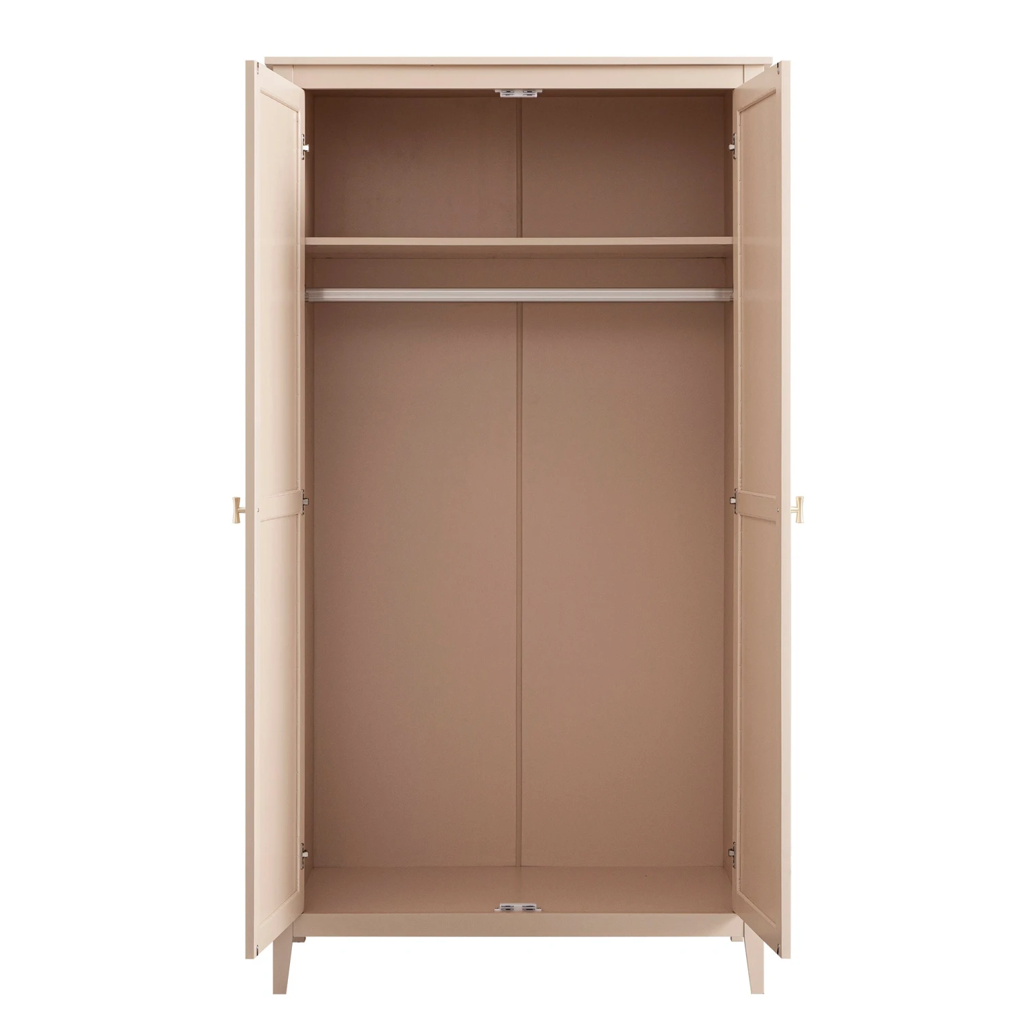 Oakham Double Wardrobe, Nude Pink 11 Oakham Double Wardrobe, Nude Pink - Image 11