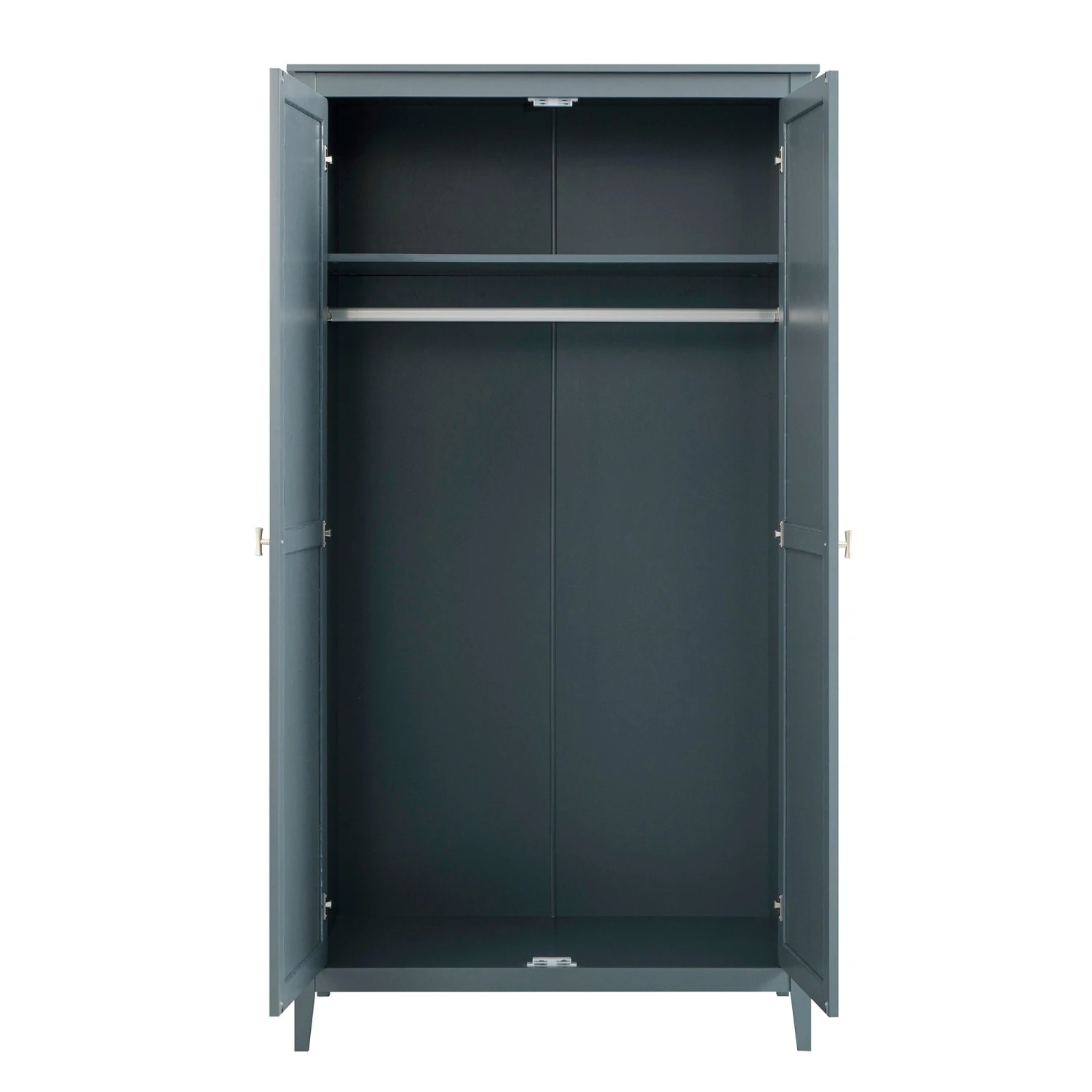 Oakham Double Wardrobe, Stormy Blue 10 Oakham Double Wardrobe, Stormy Blue - Image 10