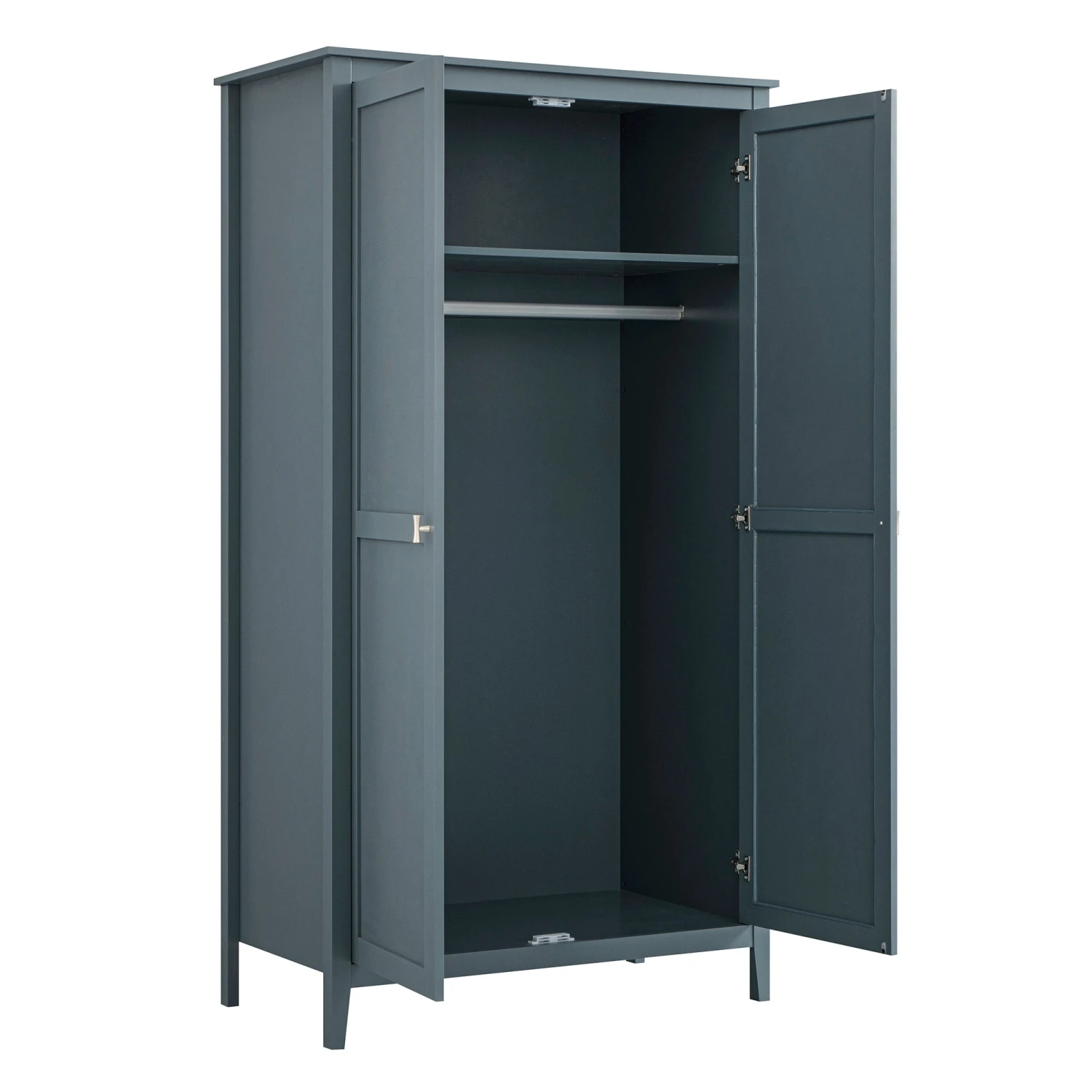 Oakham Double Wardrobe, Stormy Blue 11 Oakham Double Wardrobe, Stormy Blue - Image 11