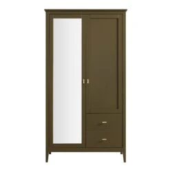 Oakham Mirrored Double Wardrobe, Olive Grove -Daals Store FT WARD 09 DOLIVE WB1