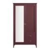 Oakham Mirrored Double Wardrobe, Wild Cherry 27 Oakham Mirrored Double Wardrobe, Wild Cherry -Daals Store FT WARD 09 PRED WB1