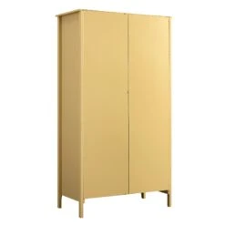 Oakham Mirrored Double Wardrobe, Rattan Yellow 25 Oakham Mirrored Double Wardrobe, Rattan Yellow -Daals Store FT WARD 09 SAYFEL WB6