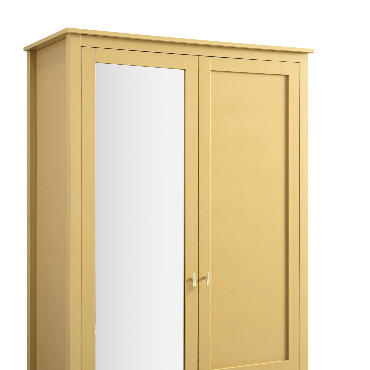 Oakham Mirrored Double Wardrobe, Rattan Yellow 13 Oakham Mirrored Double Wardrobe, Rattan Yellow - Image 13