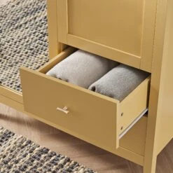 Oakham Mirrored Double Wardrobe, Rattan Yellow 17 Oakham Mirrored Double Wardrobe, Rattan Yellow -Daals Store FT WARD 09 SAYFEL scene3