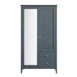 Oakham Mirrored Double Wardrobe, Stormy Blue 21 Oakham Mirrored Double Wardrobe, Stormy Blue -Daals Store FT WARD 09 STORM WB1