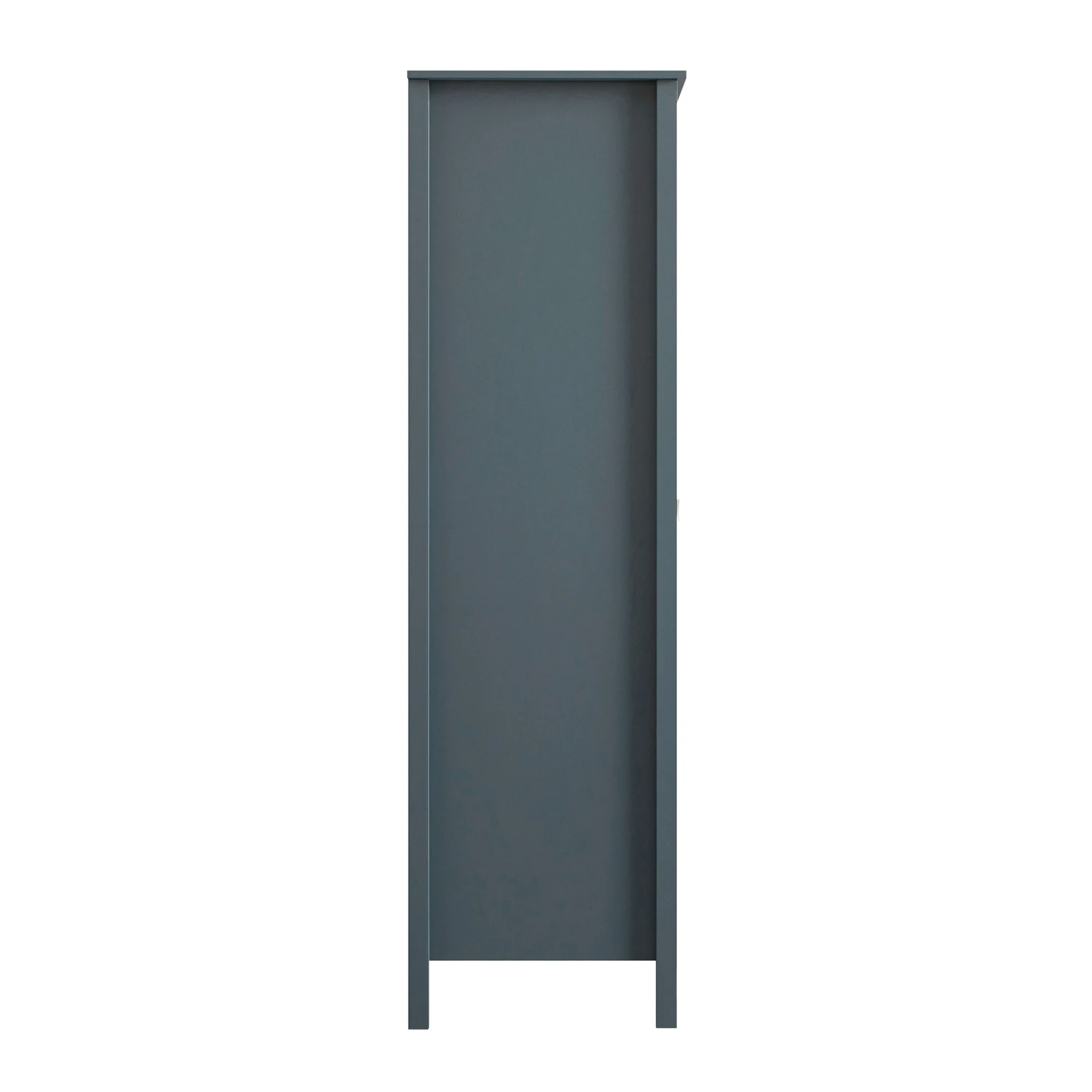 Oakham Mirrored Double Wardrobe, Stormy Blue 12 Oakham Mirrored Double Wardrobe, Stormy Blue - Image 12