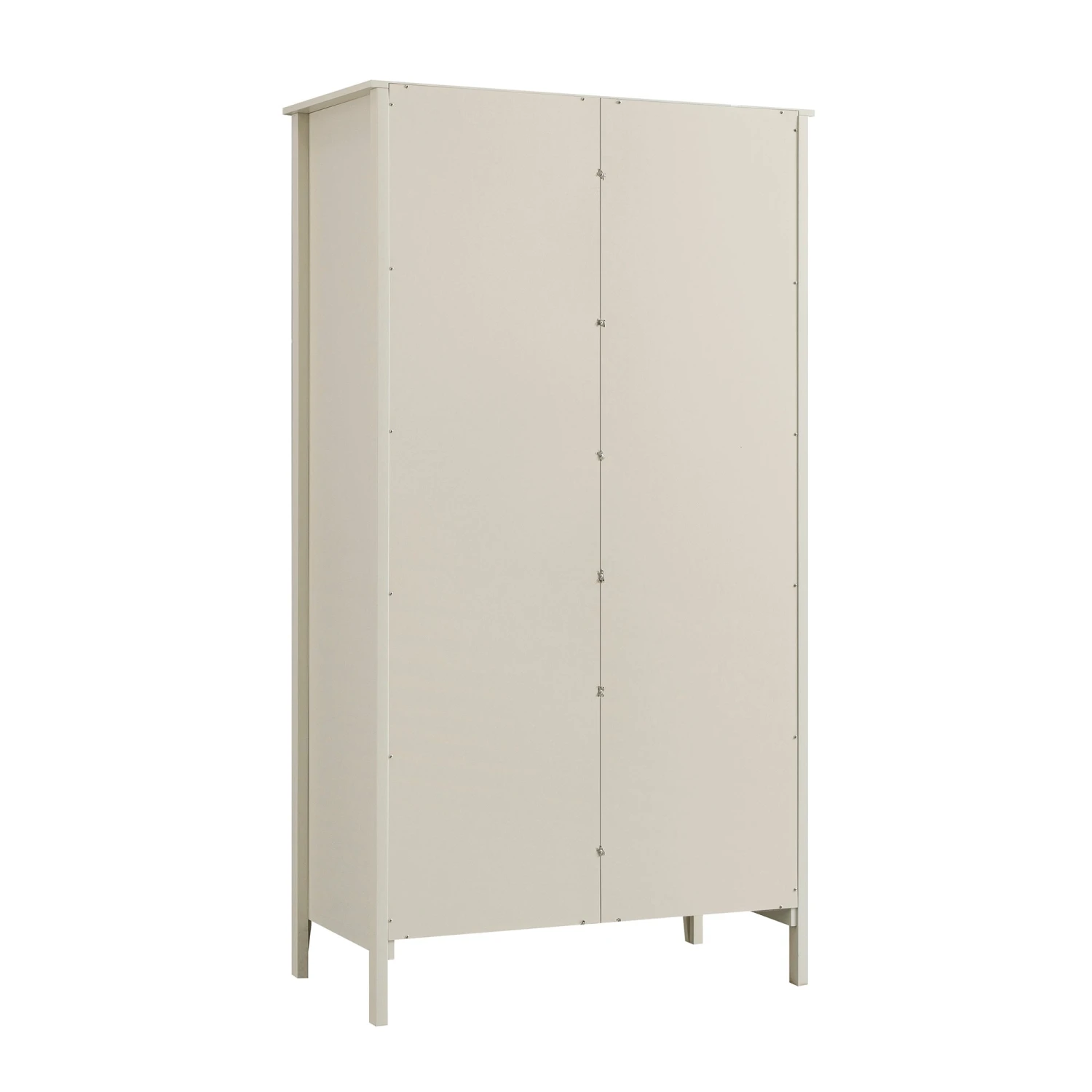 Oakham Mirrored Double Wardrobe, Shaded White 7 Oakham Mirrored Double Wardrobe, Shaded White - Image 7