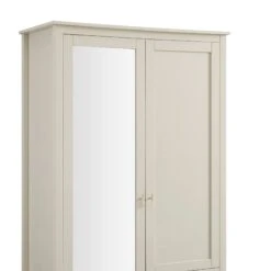 Oakham Mirrored Double Wardrobe, Shaded White 16 Oakham Mirrored Double Wardrobe, Shaded White -Daals Store FT WARD 09 WHITE detail1