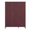 Oakham Triple Wardrobe, Wild Cherry -Daals Store FT WARD 10 PRED WB1