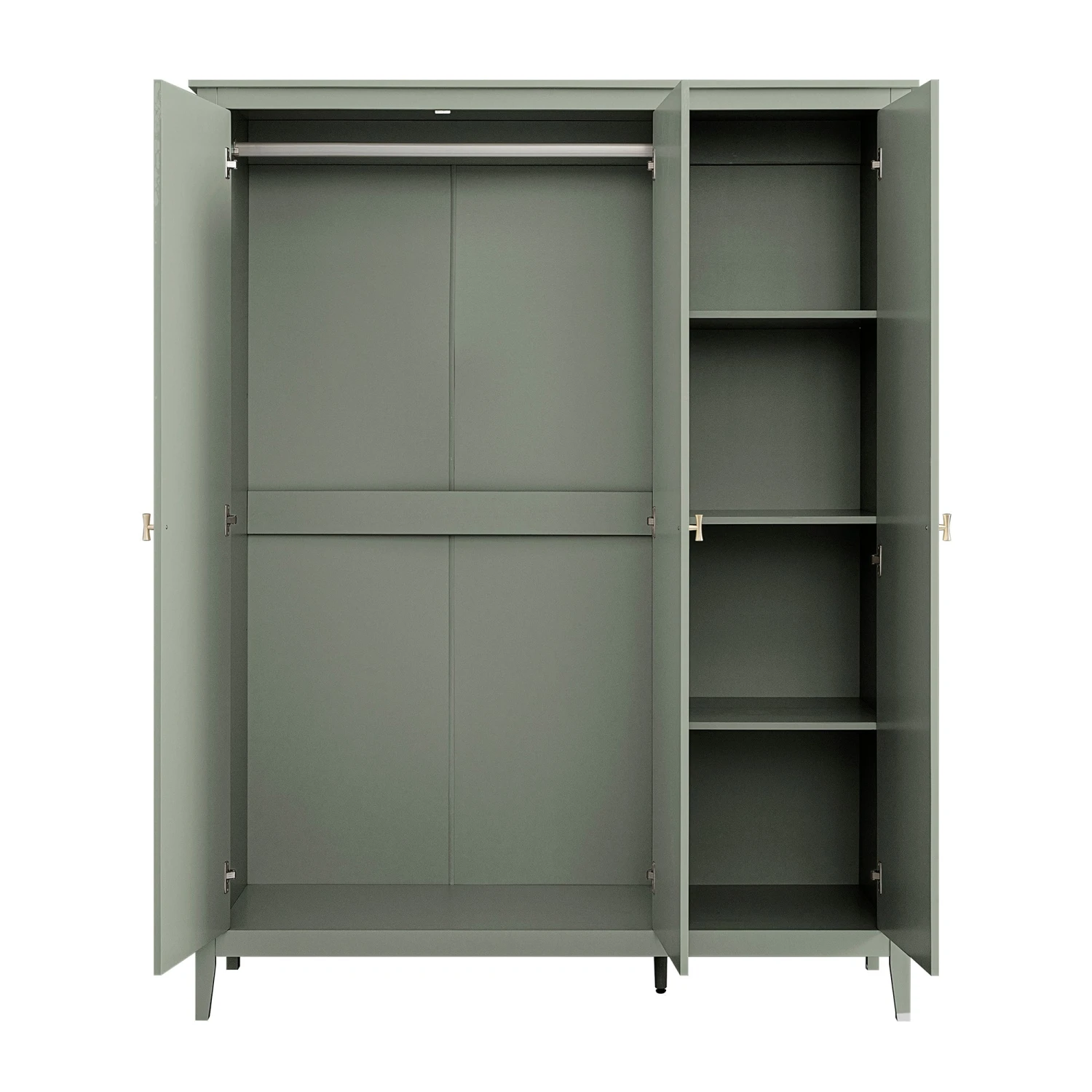 Oakham Triple Wardrobe, Desert Sage 4 Oakham Triple Wardrobe, Desert Sage - Image 4