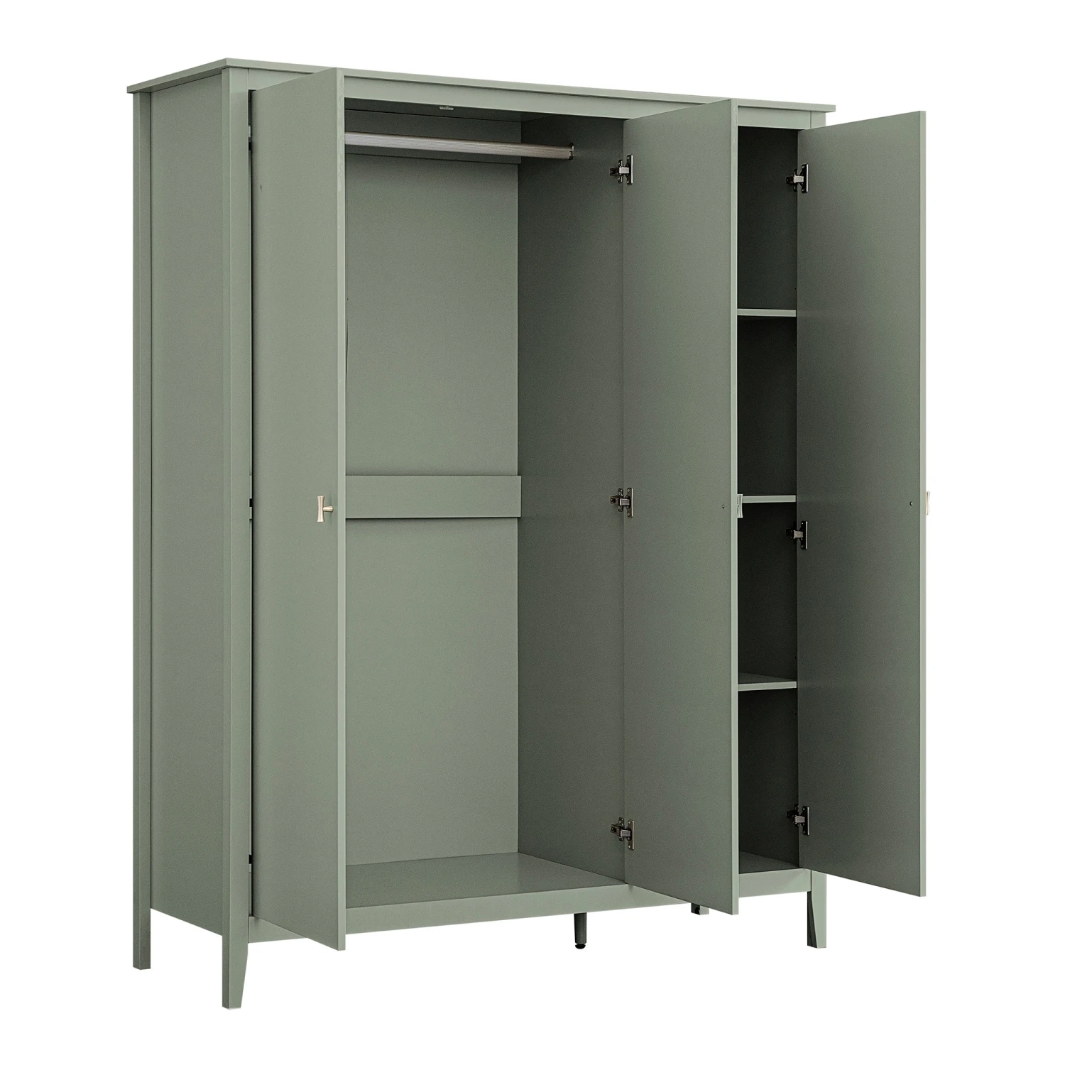 Oakham Triple Wardrobe, Desert Sage 5 Oakham Triple Wardrobe, Desert Sage - Image 5