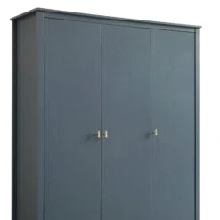 Oakham Triple Wardrobe, Stormy Blue -Daals Store FT WARD 10 STORM detail1