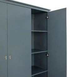 Oakham Triple Wardrobe, Stormy Blue -Daals Store FT WARD 10 STORM detail2