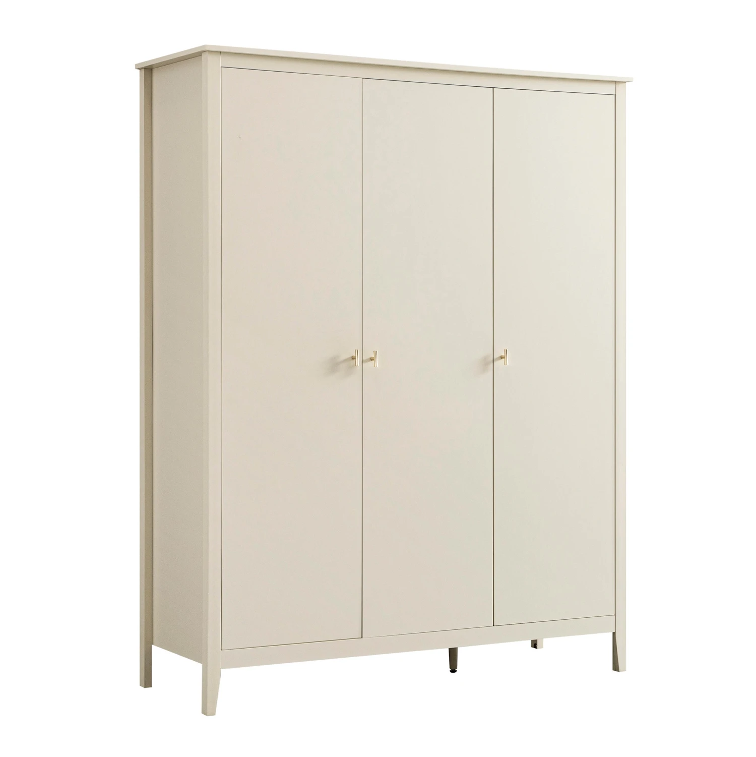 Oakham Triple Wardrobe, Shaded White 8 Oakham Triple Wardrobe, Shaded White - Image 8
