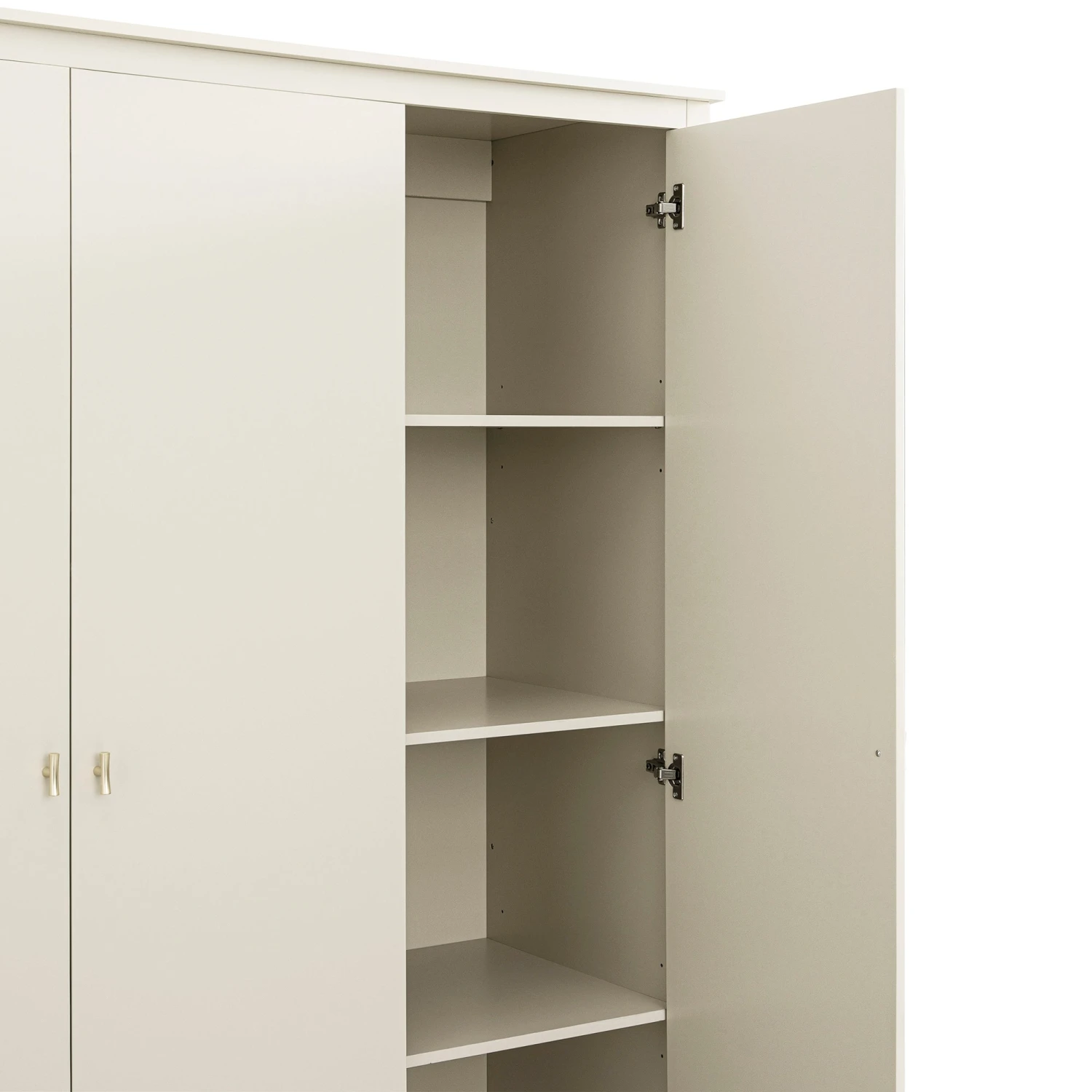Oakham Triple Wardrobe, Shaded White 15 Oakham Triple Wardrobe, Shaded White - Image 15
