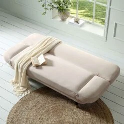 Solna 2-Seater Sofa Bed, Champagne Velvet -Daals Store GCSF 2277 CHAMP VEL scene2