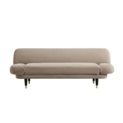 Solna 2-Seater Sofa Bed, Mink Velvet -Daals Store GCSF 2277 TAUPE VEL WB2