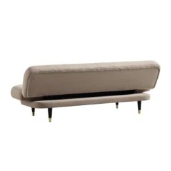 Solna 2-Seater Sofa Bed, Mink Velvet -Daals Store GCSF 2277 TAUPE VEL WB6