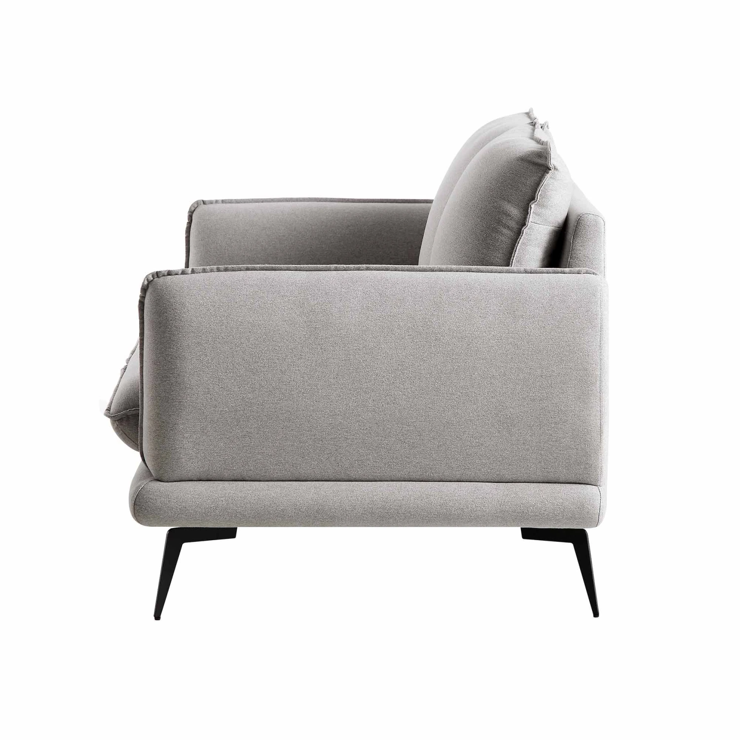 Obriel Grey Marl Fabric Sofa, 3-Seater 8 Obriel Grey Marl Fabric Sofa, 3-Seater - Image 8
