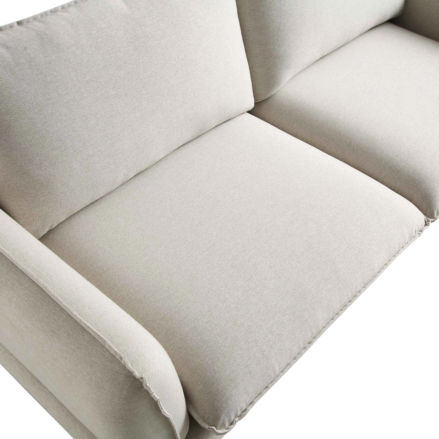 Obriel Oatmeal Fabric Sofa, 3-Seater 11 Obriel Oatmeal Fabric Sofa, 3-Seater - Image 11