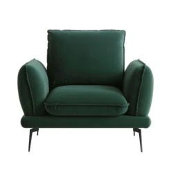 Obriel Forest Green Velvet Armchair 14 Obriel Forest Green Velvet Armchair -Daals Store GCSF 2299 PINE VEL 1ST WB1