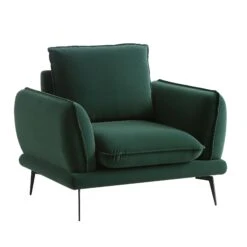 Obriel Forest Green Velvet Armchair 15 Obriel Forest Green Velvet Armchair -Daals Store GCSF 2299 PINE VEL 1ST WB2