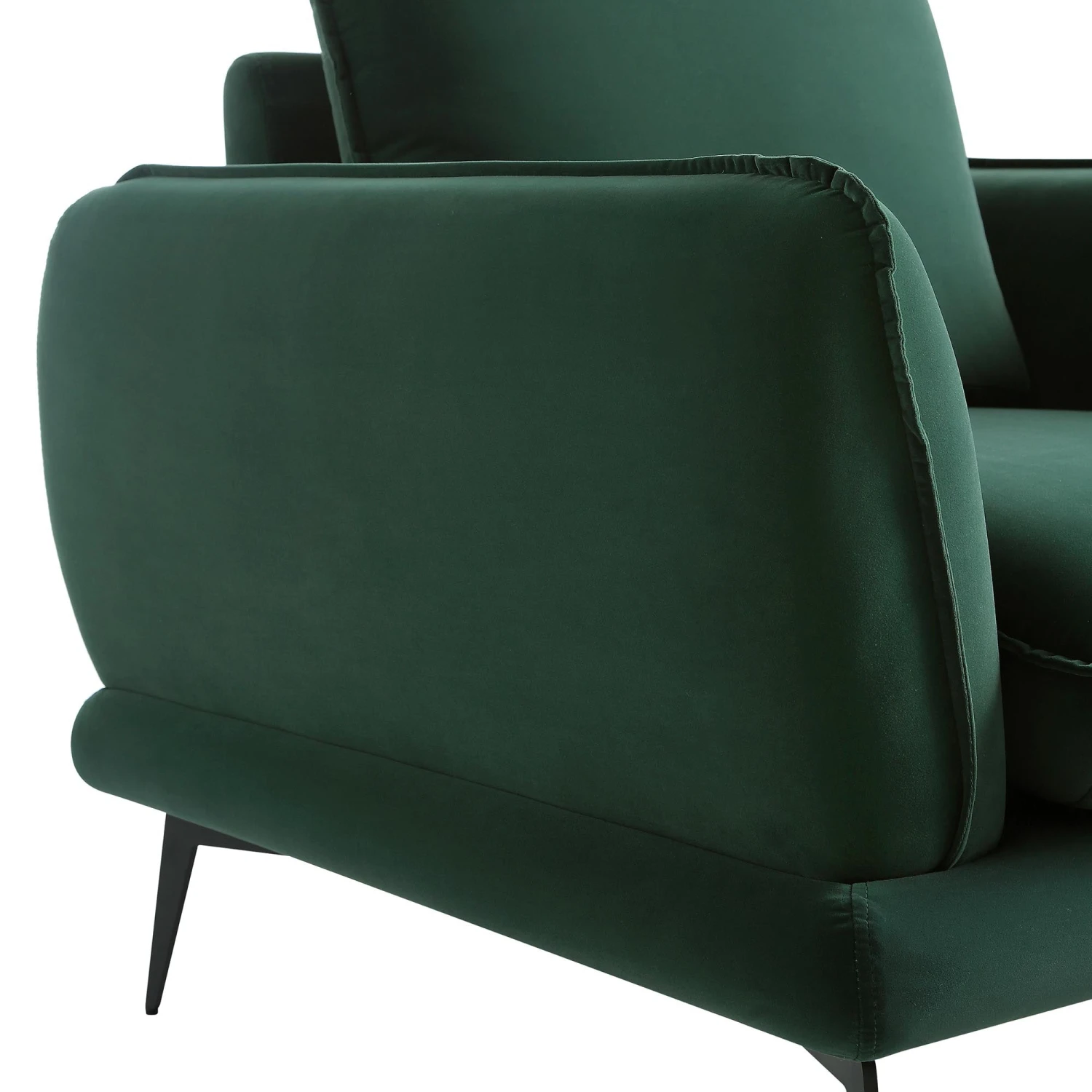 Obriel Forest Green Velvet Armchair 9 Obriel Forest Green Velvet Armchair - Image 9