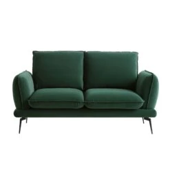 Obriel Forest Green Velvet Sofa, 2-Seater -Daals Store GCSF 2299 PINE VEL 2ST WB1
