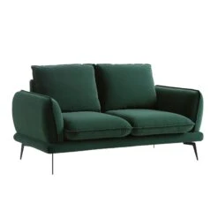 Obriel Forest Green Velvet Sofa, 2-Seater -Daals Store GCSF 2299 PINE VEL 2ST WB2