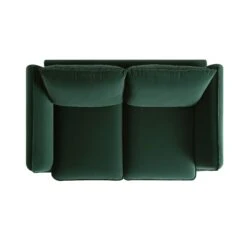 Obriel Forest Green Velvet Sofa, 2-Seater -Daals Store GCSF 2299 PINE VEL 2ST WB3