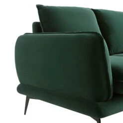 Obriel Forest Green Velvet Sofa, 2-Seater -Daals Store GCSF 2299 PINE VEL 2ST detail1