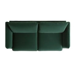 Obriel Forest Green Velvet Sofa, 3-Seater -Daals Store GCSF 2299 PINE VEL 3ST WB3